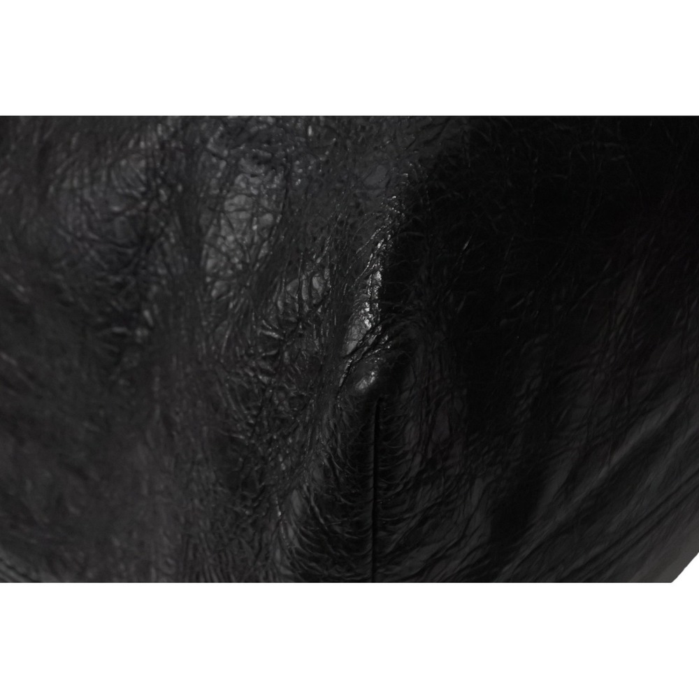 BALENCIAGA Carry Shopper Tote Bag embossed leather black - Picture 8 of 10